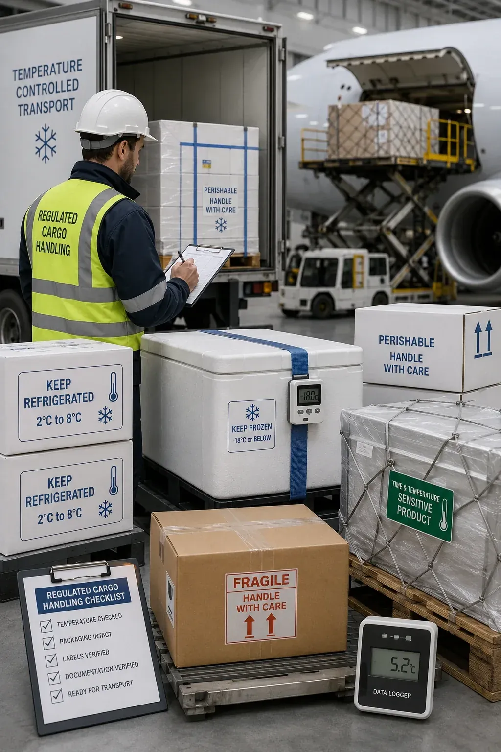 Value-added cold chain services and cargo handling